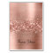 Glittery Rose Gold Individual Name Place Cards