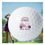 Glitz Fun Glam Rose Gold Diamond Cart  Golf Balls<br><div class="desc">Golf Gal - Fun Glitz Glam Rose Gold Diamond Cart-- just a bit "over the top" but ready to run the course -- golf ball --This is a great gift for golf lovers -- fun / distinctive / unique. Personalise with name and change message if you'd like. If you have...</div>