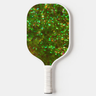 Glitz green glam glitter pickleball paddles!   pickleball paddle