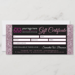 Glitz Jewellery Bling Diamond Gift Certificate