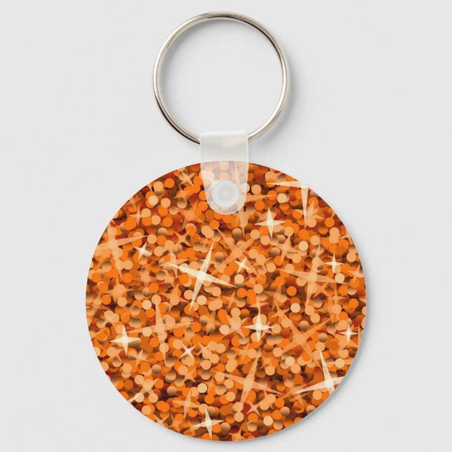 Glitz Orange keychain (Front)
