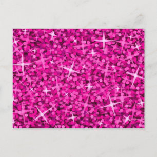 Glitz Pink postcard