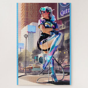 Glitz, Qitz and Glamour Ken Gauge Art Jigsaw Puzzle