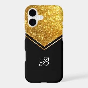 Glitzy Bling Glam Monogram