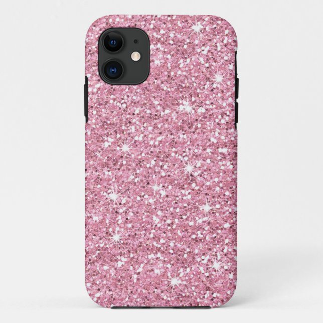 Glitzy Bubblegum Glitter Case-Mate iPhone Case (Back)