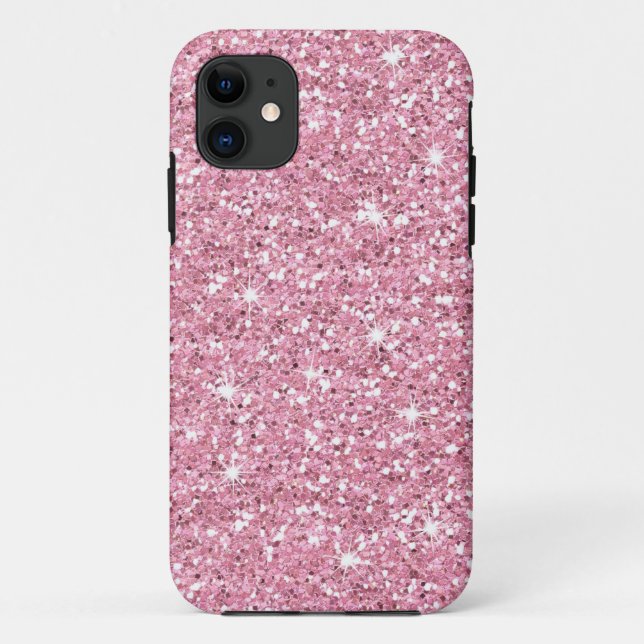 Glitzy Bubblegum Glitter Case-Mate iPhone Case (Back)