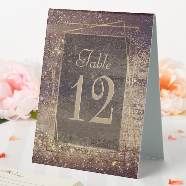 Glitzy Foil | Golden Bronze Copper Faux Sparkle (In SItu (Wedding))