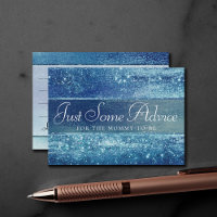 Glitzy Foil | Ice Blue Iridescent Sparkle Advice