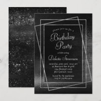Glitzy Foil | Platinum Silver Faux Chrome Shimmer