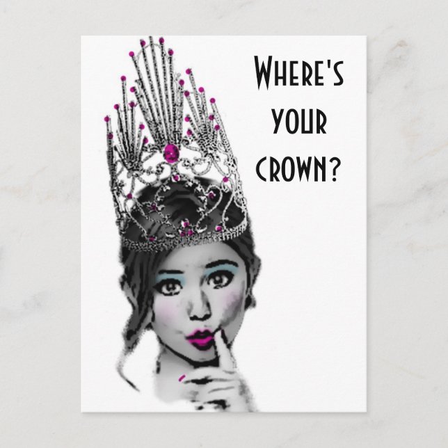 Glitzy Girl Postcards (Front)