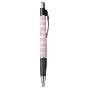 Glitzy Pink Stripes