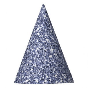 Glitzy Purple Glitter Party Hat
