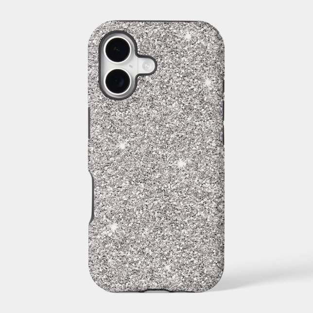 Glitzy Silver Glitter (Back)