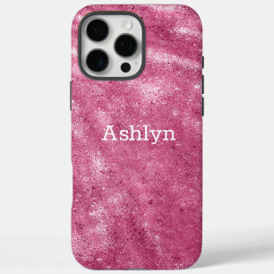 Glitzy Sparkle Pink iPhone 16 Pro Max Case