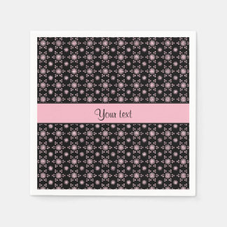 Glitzy Sparkly Lilac Glitter Stars Napkin