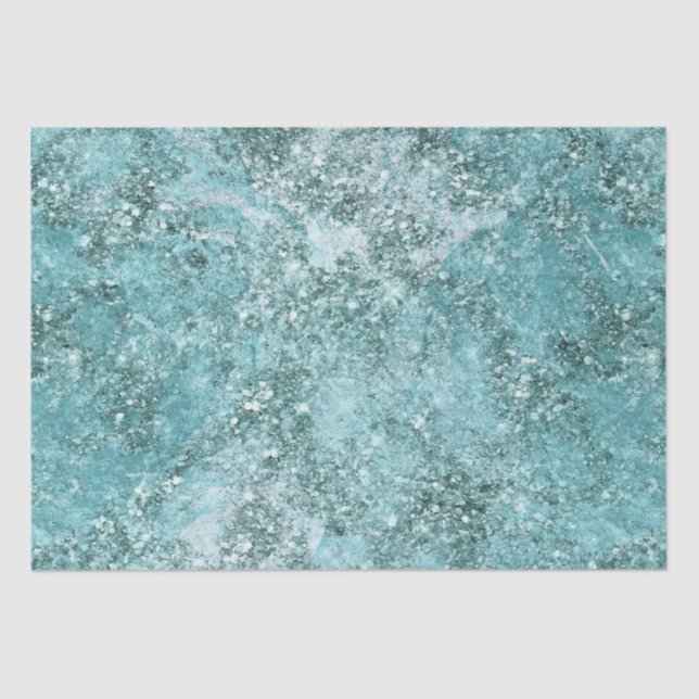 Glitzy Turquoise Tissue Paper (Front)