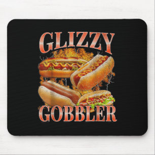Glizzy Gobbler Funny Wiener Hot Dog Meme Bootleg G Mouse Mat