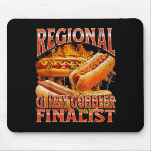 Glizzy Gobbler Funny Wiener Hot Dog Meme Bootleg G Mouse Mat