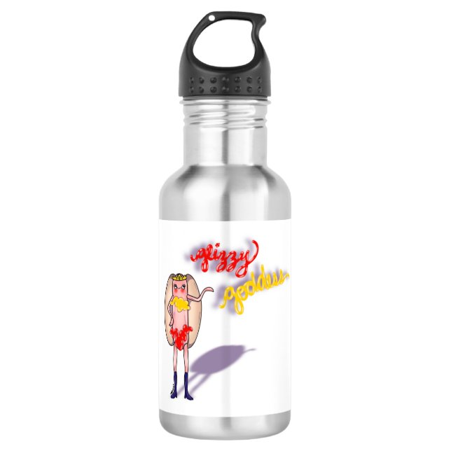 Glizzy Goddess water bottle  (Front)