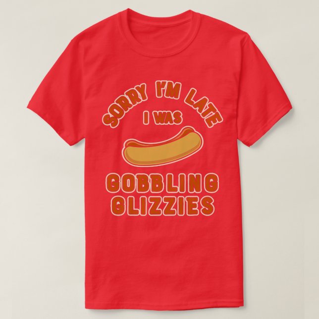 Glizzy Hot Dog T-Shirt (Design Front)