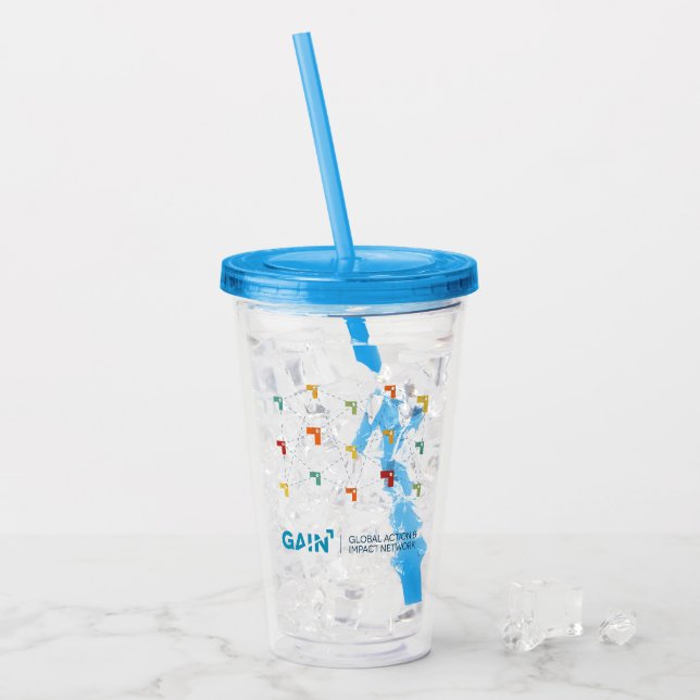 Global Action and Impact Network GAIN Tumbler (Front Ice)