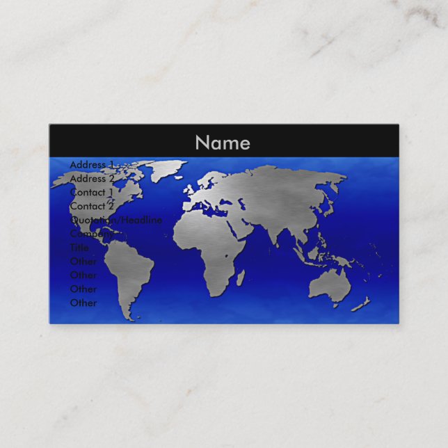 Global Business Card (Front)