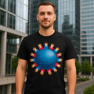 Global Business Men And Women Mens T-Shirt