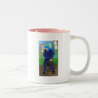 Global Businessman Two-Tone Coffee Mug
