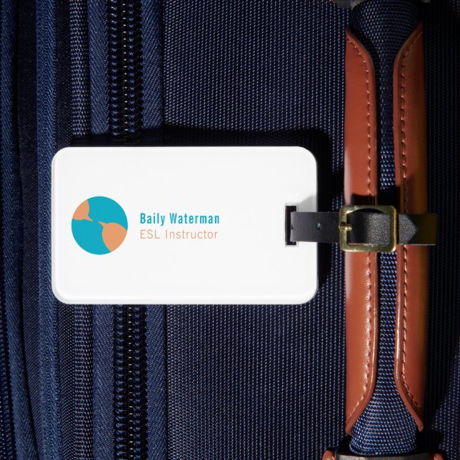 Global Communications Icon Luggage Tag (Front Insitu 4)