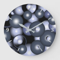 Global Concentric Circle Orbital Abstract Art