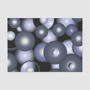 Global Concentric Circle Orbital Abstract Art  Tissue Paper