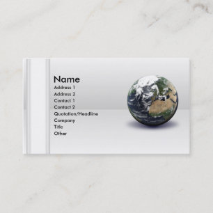 Global Earth Business Card