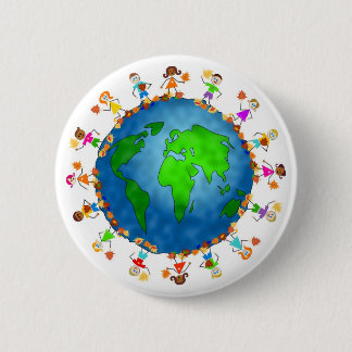 Global Fall Kids 6 Cm Round Badge