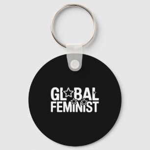 Global Feminist Equality Empowerment Protest Activ Key Ring