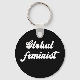 Global Feminist Equality Empowerment Vintage For W Key Ring
