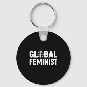 Global Feminist Women Empowerment Equality Key Ring