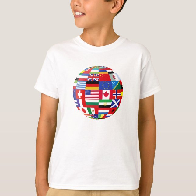Global Flags Tshirt (Front)
