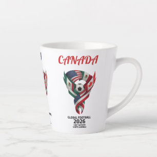 Global Football North America 2026 Latte Mug