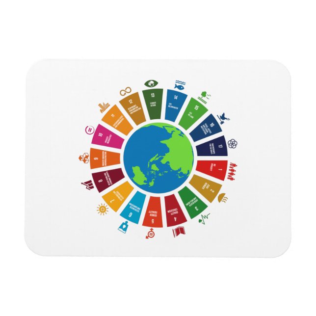Global Goals UN 2030 Magnet (Horizontal)