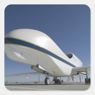 Global Hawk unmanned aircraft 2 Square Sticker