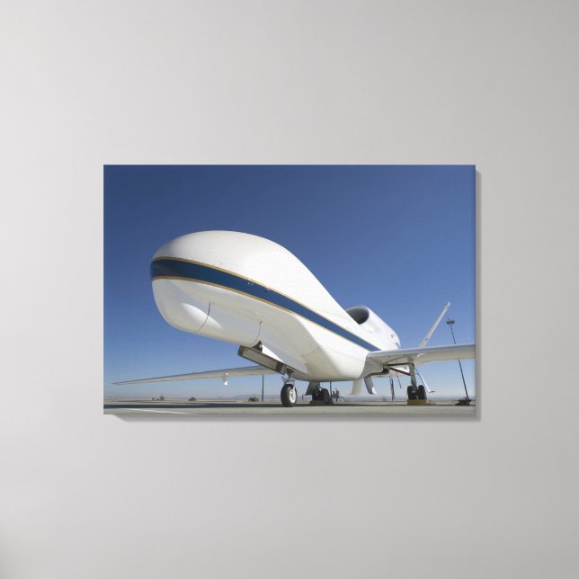 Global Hawk unmanned aircraft Canvas Print (Front)
