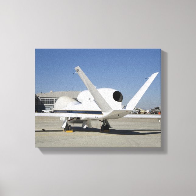Global Hawk unmanned aircraft Canvas Print (Front)