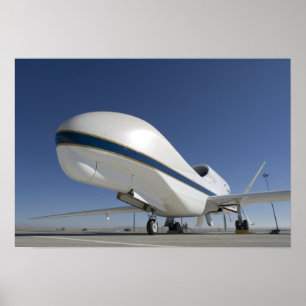 Global Hawk unmanned aircraft Poster