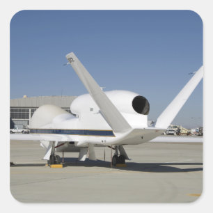 Global Hawk unmanned aircraft Square Sticker