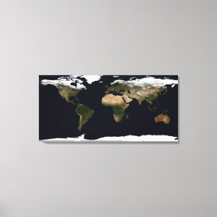Global image of our world canvas print