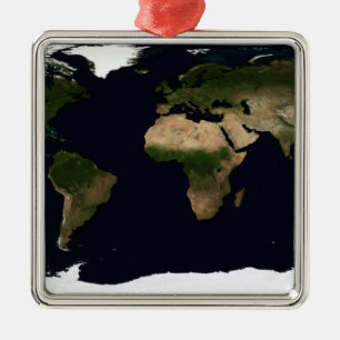 Global image of the world metal tree decoration
