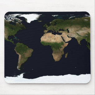 Global image of the world mouse mat