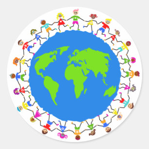 Global Kids Classic Round Sticker