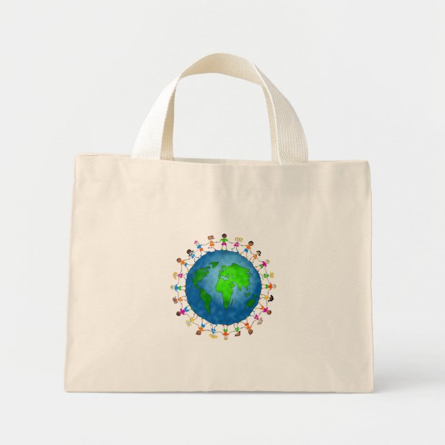 Global Kids Mini Tote Bag (Front)