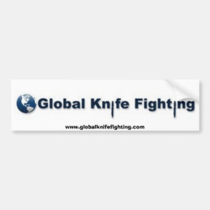 Global Knife Fighting Bumper Sticker